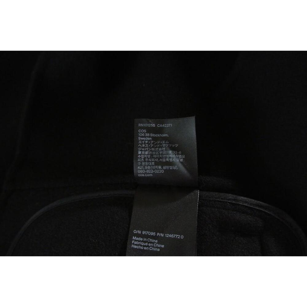 NEW, COS Double-Faced Wool Blouse in Black Size 4 #W128 - Picture 10 of 11